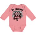 thumbnail image 3 of Inktastic My Grandma Was So Amazing God Made Her an Angel Boys or Girls Long Sleeve Baby Bodysuit, 3 of 5