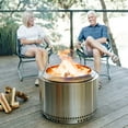 thumbnail image 5 of Solo Stove Yukon 27" Smokeless Fire Pit + Stand, Natural Wood Burning, 304 Stainless Steel, 5 of 5
