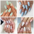 thumbnail image 2 of 500pcs Coffin Nails Ballerina Fake Nail Tips Long Full Cover Acrylic False Nails Natural Artificial Nails 10 Sizes for Nail Salons or DIY Nail Art at Home, 2 of 7