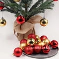thumbnail image 4 of Bolas de Navidad, 24 piezas, 3/4/6/8 cm, adornos colgantes para árbol de Navidad, bolas de plástico para colgar, decoración para fiestas en el hogar, suministros para Navidad y Año Nuevo, 4 of 5