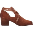 thumbnail image 6 of New Corso Como Women's Hanna Bootie Cognac Splitsuede/Burnished Calf 6, 6 of 8