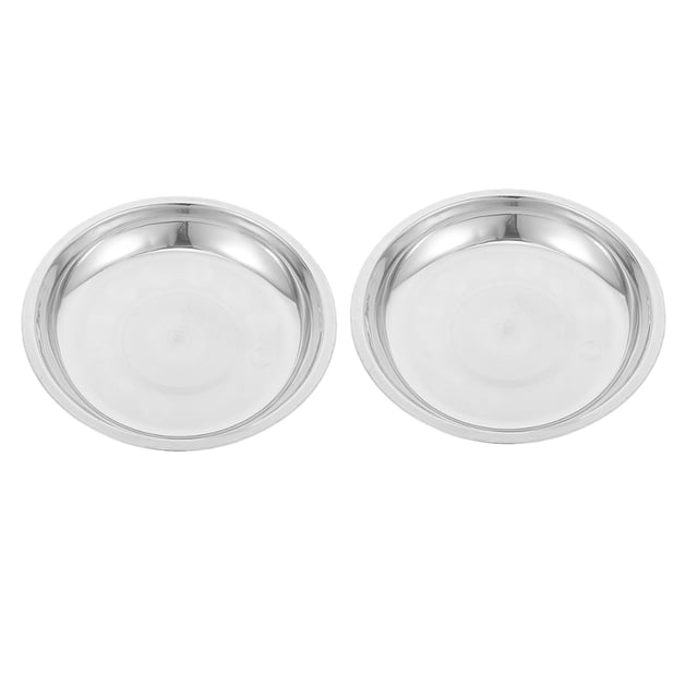 OFFIGAM 2Ud Para Mascotas De Inoxidable Con Poco Profundo Para Comida Y