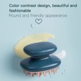 thumbnail image 3 of Bewildely Ducha Cepillo para el cabello Cuero cabelludo Doble capa Masajeador Depurador Cojín de aire Cabezal Juegos de accesorios de baño azul oscuro Bewildely HA010881-04, 3 of 6