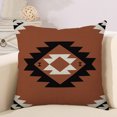 thumbnail image 2 of Panxico Housse de Coussin en Lin, Housse de Coussin Géométrique Simple pour Canapé, 2 of 4