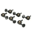 thumbnail image 2 of 6Pcs Guitar Tuning Knob Locking Tuners Pegs Black Musical Instrument Accessories(3r3L), 2 of 8