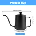 thumbnail image 4 of HLONK Pour Over Kettle  12oz Gooseneck Spout Coffee Tea Pot Stainless Steel Coffee Kettle  Beige, 4 of 8