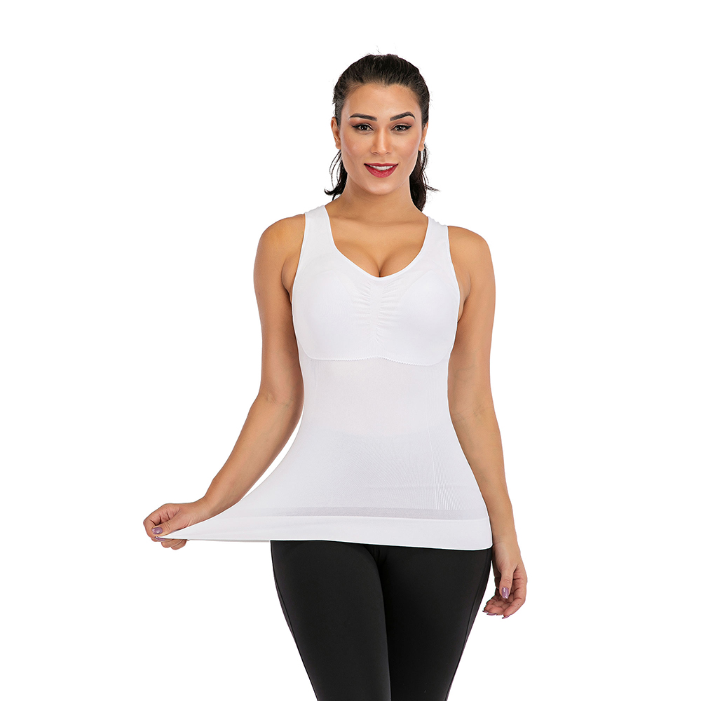 Reedca Women's Tummy Control Shapewear Tank Tops - Seamless Body Shaper  Compression Top