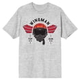 thumbnail image 5 of Top Gun Maverick Wingman Men's Gray Heather T-Shirt-XL, 5 of 6