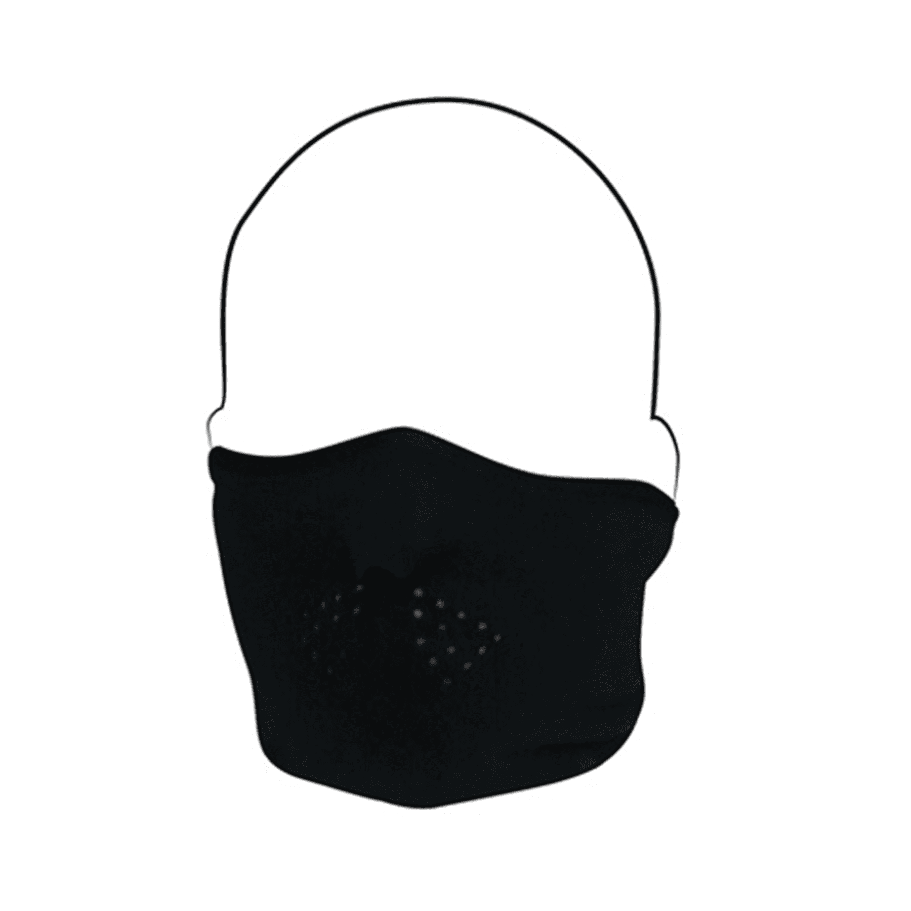 Download Facemask Microfleece Half Face Black Walmart Com Walmart Com PSD Mockup Templates