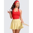 thumbnail image 3 of Top corto halter Butterluxe CRZ YOGA rojo profundo XL, 3 of 5