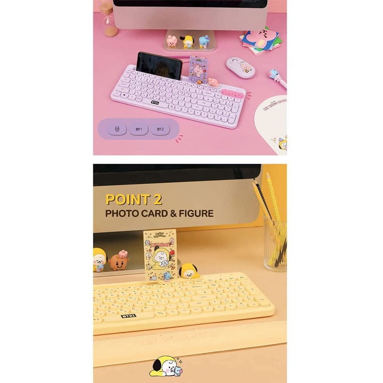 BT21 ワイヤレスキーボード　チミー BT21 Baby Multi-Pairing Wireless Keyboard My Little Buddy (CHIMMY