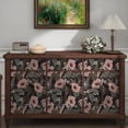 thumbnail image 6 of (3 pack) Abyssaly 17.5 in x118 in Peel and Stick Wallpaper Black Self-Adhesive Floral Wallpaper Removable Wallpaper for BedroomWalls Cabinets Shelves Drawer Vintage Floral Wallpaper, 6 of 10