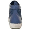 thumbnail image 3 of Ninety Union High Top Athletic Fashion Sneaker with Rhinestones, Navy, 8, 3 of 3