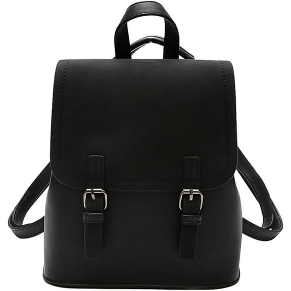 Lady Backpack leather Shoulder Bag Casual Lightweight Backpacks Women (pink)