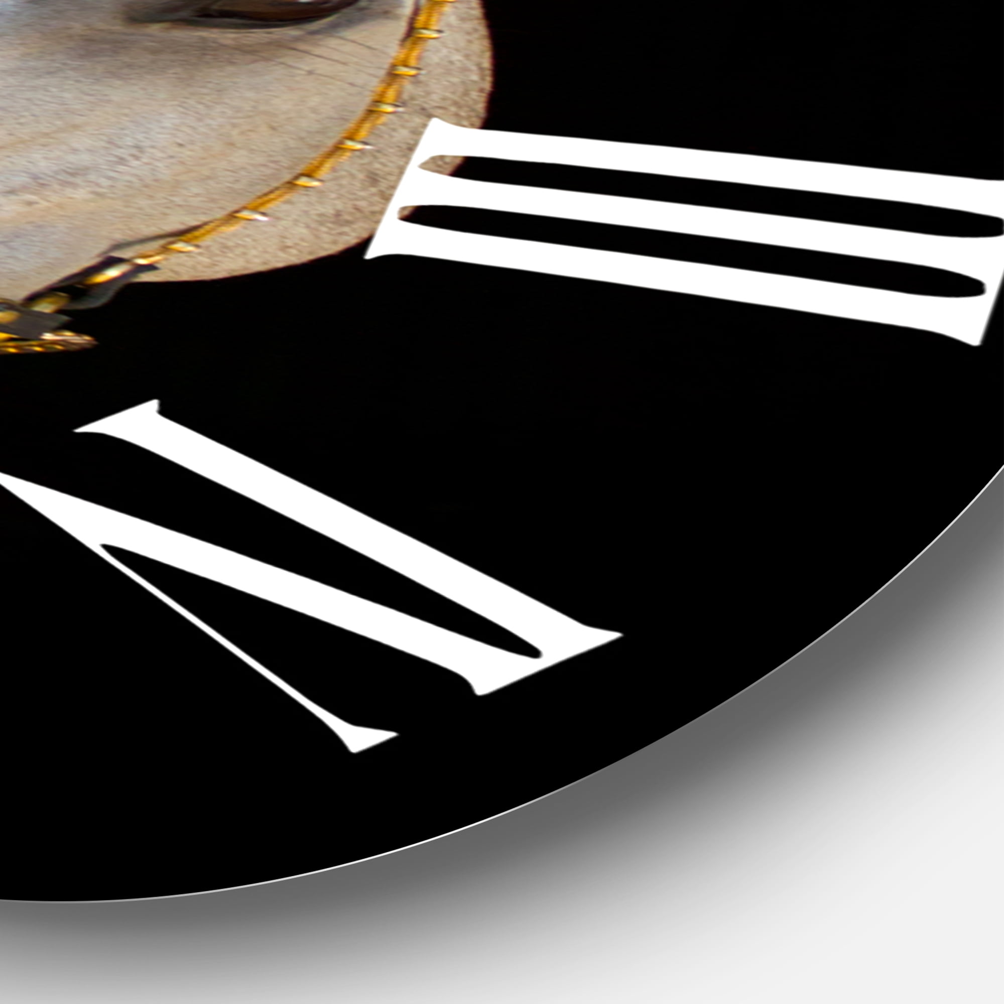 Designart 1 in Farmhouse Wall Clock