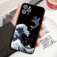 thumbnail image 1 of Funda de silicona con relieve 3D para iPhone, carcasa con relieve de TPU para modelos 14, 12, 11, 13 Pro Max, SE 2020, 2022, X, XR, XS, 6, 7, 6S, 8 Plus Fivean unisex, 1 of 2