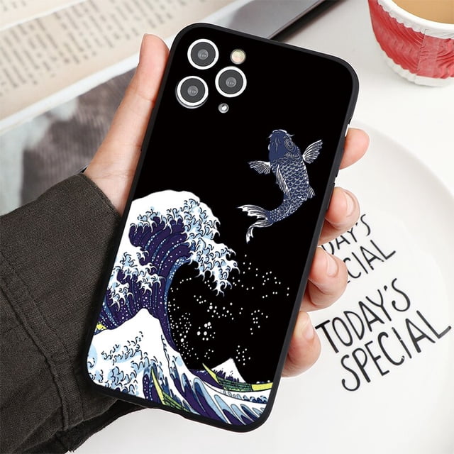 Funda de silicona con relieve 3D para iPhone, carcasa con relieve de TPU para modelos 14, 12, 11, 13 Pro Max, SE 2020, 2022, X, XR, XS, 6, 7, 6S, 8 Plus Fivean unisex