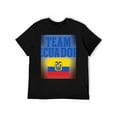 thumbnail image 6 of T-shirt Team Ecuador  Soft Cotton Adult Heat-Transfer Graphic T-Shirt - 180g Breathable Fabric, Unisex Summer Casual Wear with Durable Heat-Printed Design, 6 of 9