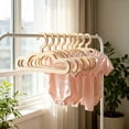 thumbnail image 2 of Wooden Pet Clothes Hangers for Cat and Dog Apparel, Set of 10, 2 of 6