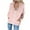 Pink, variant on Lovskoo 2024 Women's Sweatshirts Casual Full Zip Up Fleece Hoodie Comfy Slim Solid Sweatshirt Long Sleeve Jacket With Pockets Pink