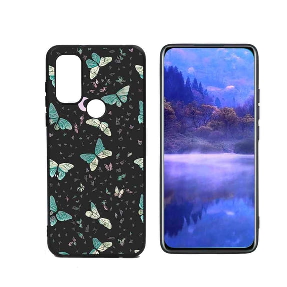 Butterflies-Witchy-Goth-Cottagecore-Forest-4 Phone Case, Degined for Motorola Moto G Pure Case Men Women, Flexible Silicone Shockproof Case for Motorola Moto G Pure