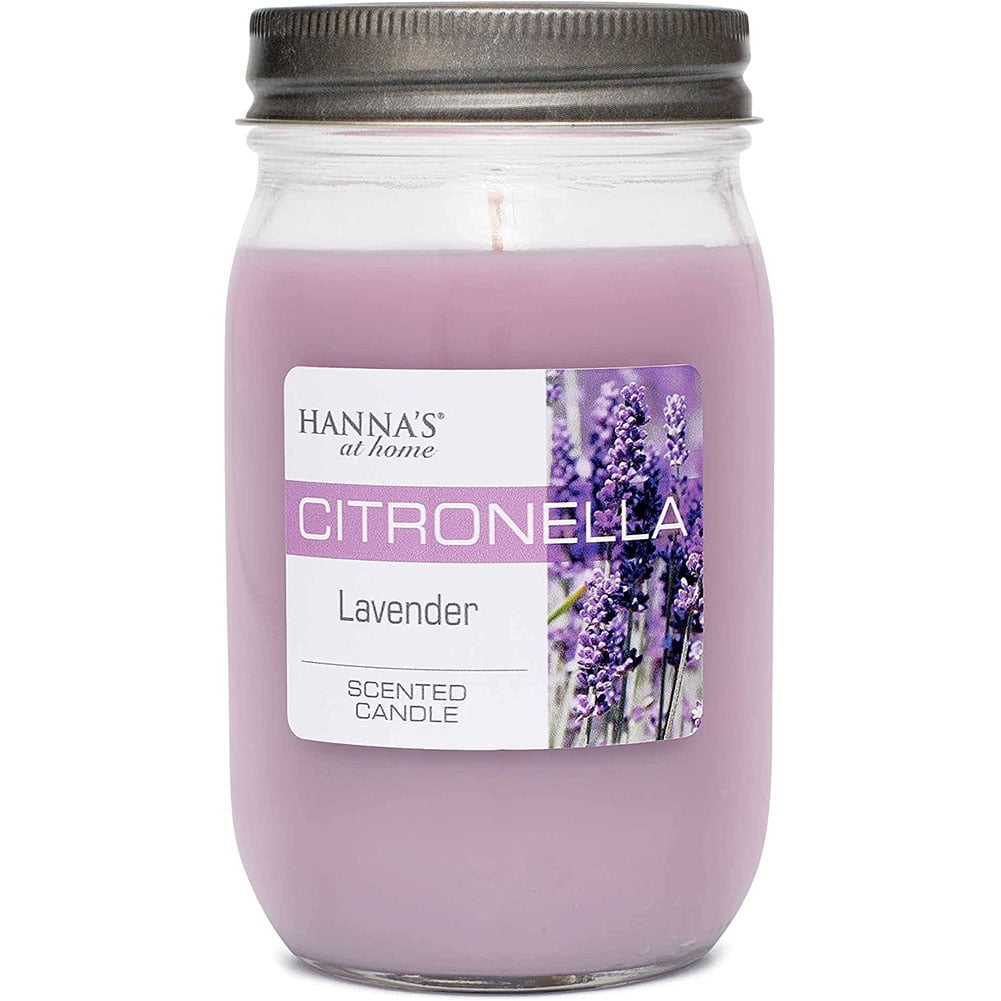 Hanna's Jar Candle Hanna's Pint Lavender Citronella 12oz