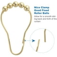 thumbnail image 3 of Shower Curtain Rings,gold Shower Curtain Hooks for Shower Curtain, 3 of 4