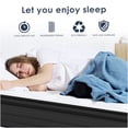 thumbnail image 3 of 12 Inch Queen Hybrid Mattress, Medium Firm Gel Memory Foam & Pocket Coils, Cooling Bed in a Box, Edge Support, Motion Isolation, 3 of 6