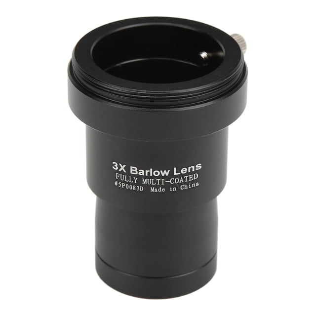 Ccdes Astronomical Telescope Accessories,3X Magnification Lens 1.25inch Eyepiece Lens With T2 Photography Thread For Landscape Viewing Astronomical Observation,3X Magnification Lens