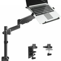 VIVO 10" to 15.6" Single Laptop Stand Desk Mount, Adjustable Notebook Holder