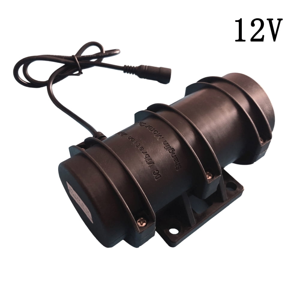 Vibration Motor,DC12V/24V 0.5A/0.35A Max Vibrating Motor with Governor  2800RPM Double Eccentric DC Vibrating Motor for Warn System Massage Chair