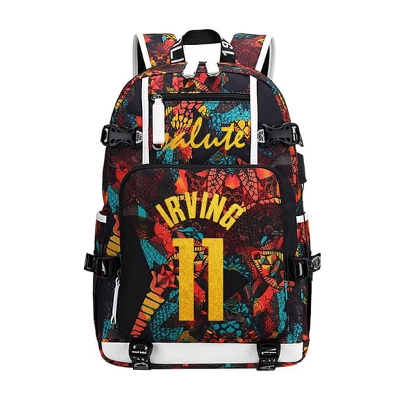 Basketball Player I-rving Multifunction Backpack Travel Taptop Daypack Fans Bag For Men Women (R-1)
