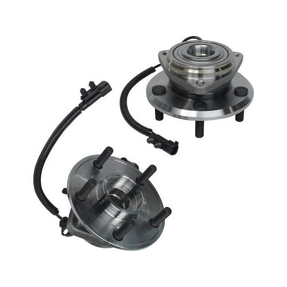 Front Wheel Hub Assembly Set - Compatible with 2007 - 2016 Jeep Wrangler 2008 2009 2010 2011 2012 2013 2014 2015