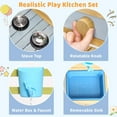 thumbnail image 4 of TROPOW Wooden Play Kitchen - Removable Sink & Faucet, Water Box, Stove Top, Storage Shelves, Indoor Outdoor Pretend Mud Kitchen for Toddler Age 3+, Toy Kitchen Set,Christmas Gifts for Kids, 4 of 9