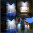 thumbnail image 5 of Lampe Murale Solaire Rechargeable pour Cour Extérieure (1 Pce, 100LED Trois Fonctions), 5 of 5