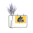 thumbnail image 1 of Ancient Egypt Decoration Pattern Artificial Lavender Flower Vase Bottle Card, 1 of 2