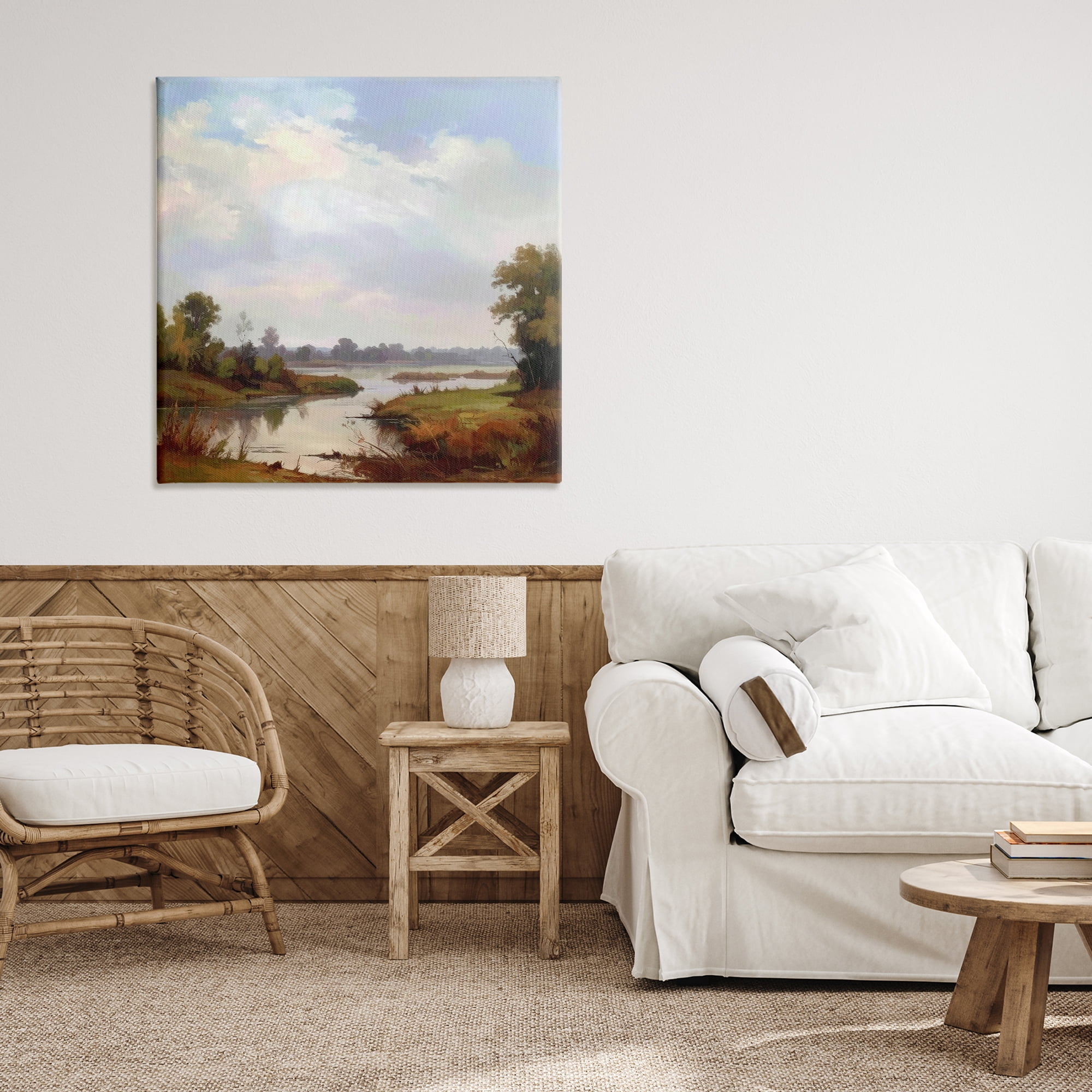 Stupell Industries Riverside Grove Landscape Canvas Wall Art, design by Alonza Saunders