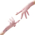 thumbnail image 4 of Guantes de protección solar para mujer, para verano, ciclismo, conducción, antideslizantes, ligeros, transpirables, para exteriores, guantes de protección solar para mujer, 4 of 4