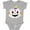 AC-Heather Grey, variant on Inktastic Day Of The Dead Pumpkin Boys or Girls Baby Bodysuit