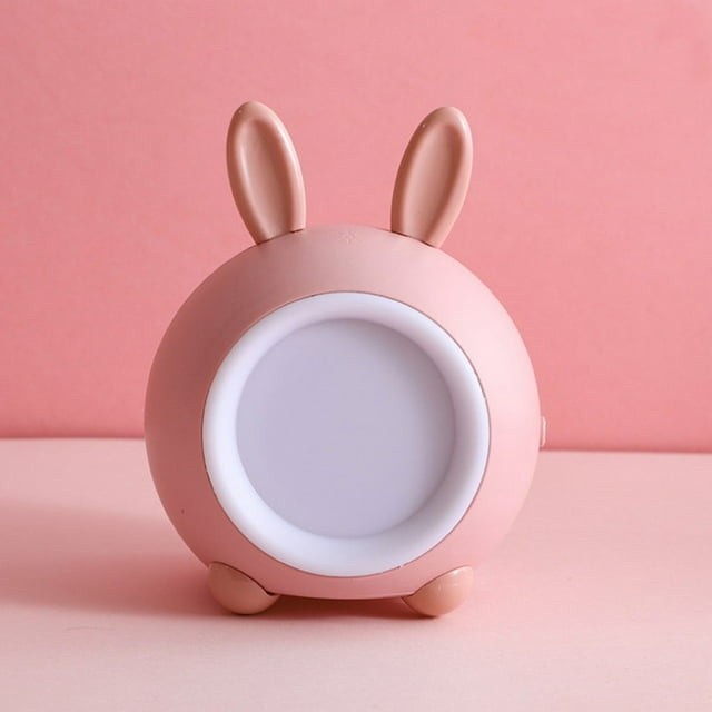 EGNMCR Night Lights Rabbit Ears Cabinet Bedside Night Light Vertical Night Light A Night Light