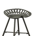 thumbnail image 4 of Carolina Classics Jace Tractor Seat Fireside Bench in Industrial Gray, 4 of 4