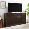 thumbnail image 2 of Noah Modern Transitional 62" Framed 4-Door Sideboard in Dark Brown Oak, 2 of 5