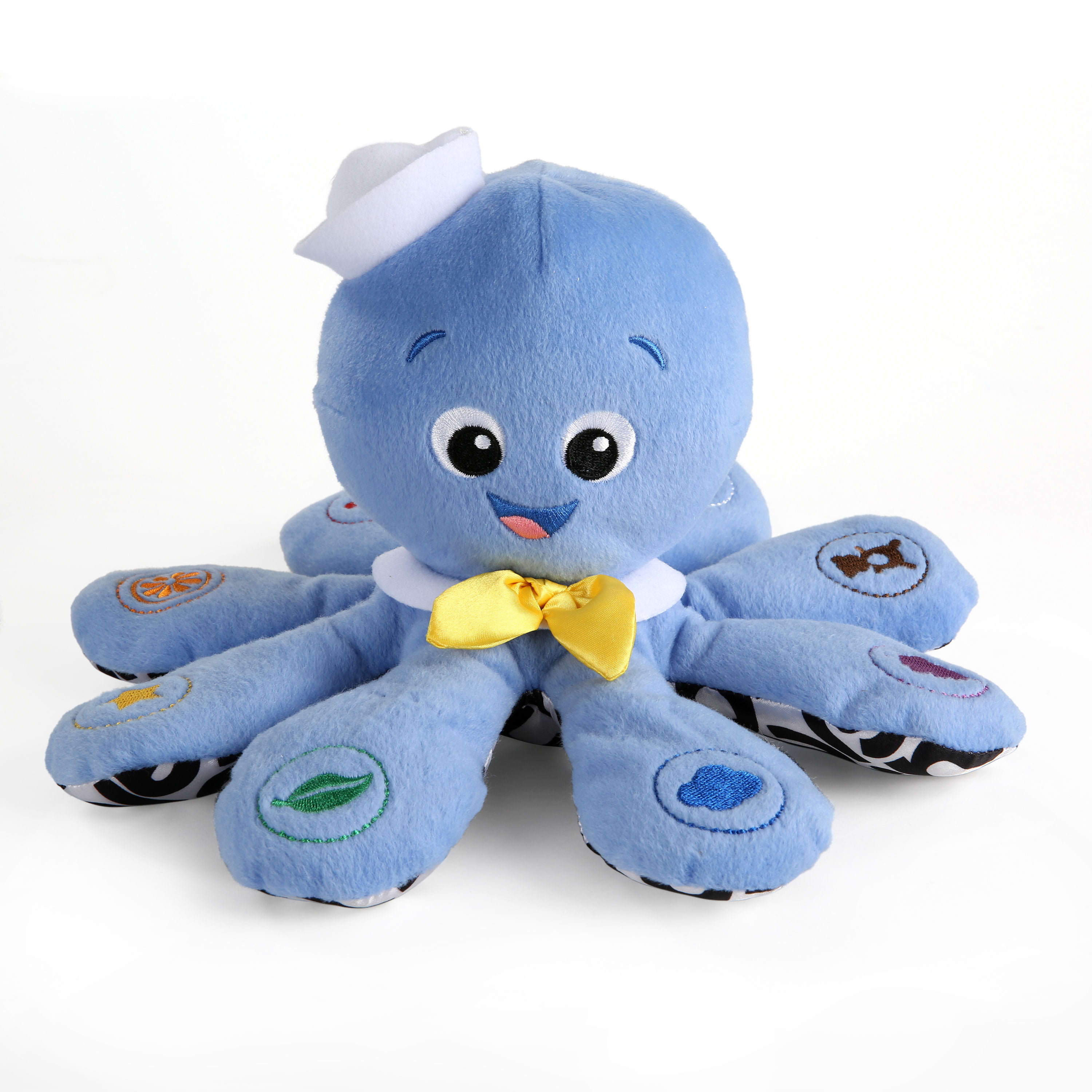Bunnies By The Bay Plush Ocho Octopus Baby Infant Toy 9" Blue 