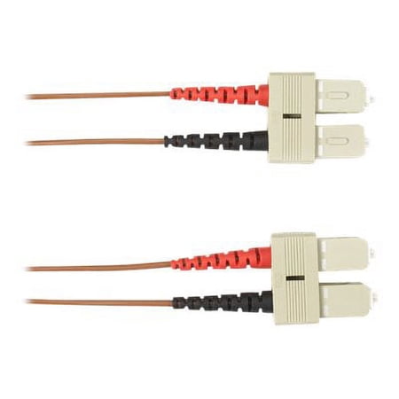 Black Box - Patch cable - SC multi-mode (M) to SC multi-mode (M) - 7 m - fiber optic - 50 / 125 micron - plenum - brown price history on PriceWatchPro