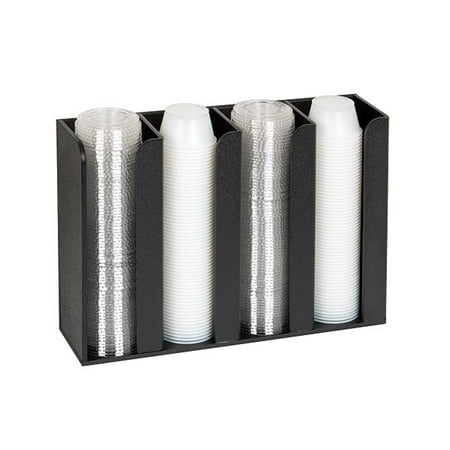 Dispense Rite Countertop Cup - Dispense rite countertop or mounted portion cup organizer CTCO-4BT
