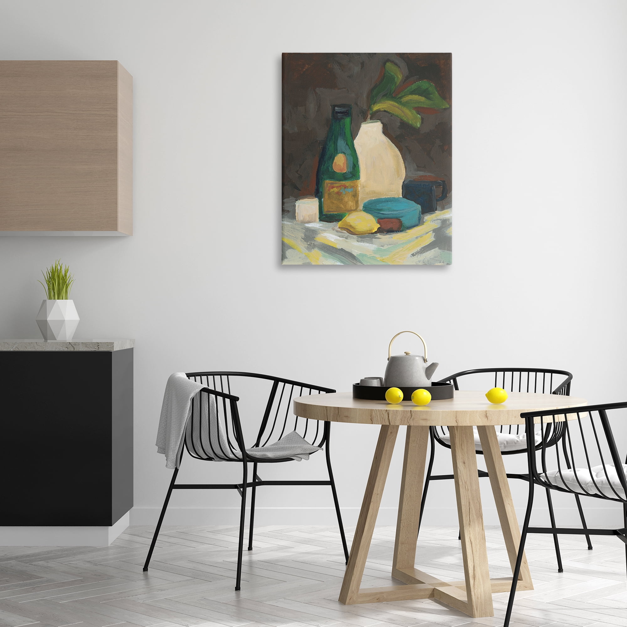 Stupell Industries Traditional Still Life Depiction Plants & Flowers Painting Wrapped Canvas Art Print Wall Art, 30 x 40