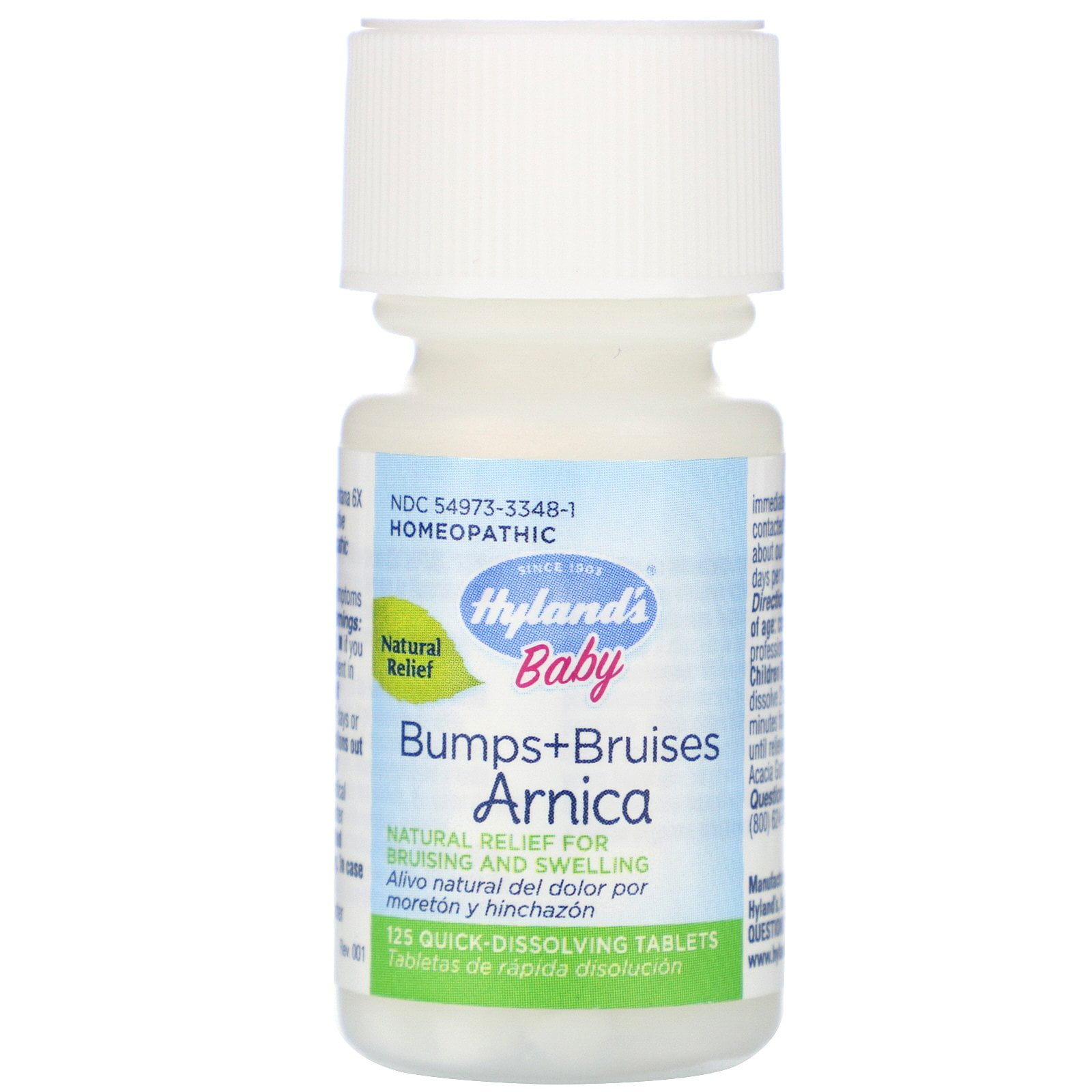 Hyland's Baby, Bumps + Bruises with Arnica, 125 Quick-Dissolving Tablets