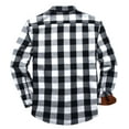 thumbnail image 2 of Geeksport Mens Shirts Button Down Regular Fit Long Sleeve Plaid Flannel Casual Shirts, 2 of 6