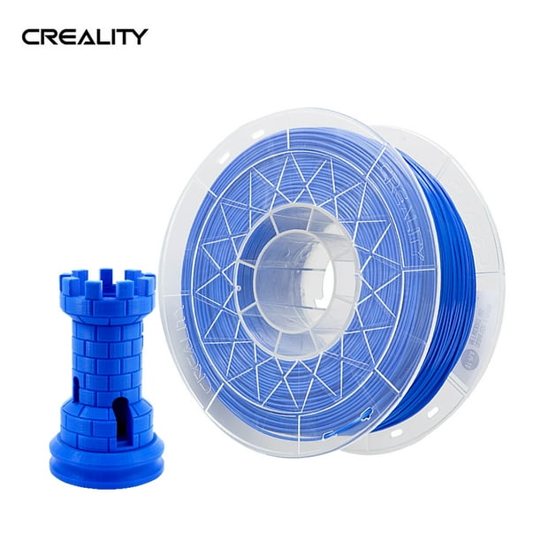 Creality 3D Printer CR-PLA Filament 1.75mm 1kg/2.2lbs Filament Dimensional  Accuracy +/- 0.02 mm, Blue 