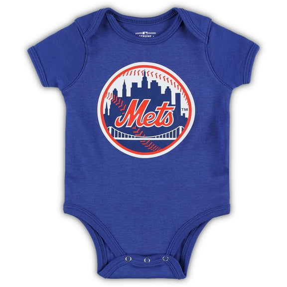 Newborn & Infant Outerstuff Royal New York Mets Primary Team Logo Bodysuit